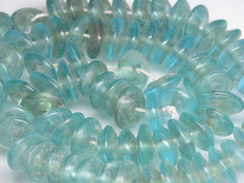 TOKO-BEADS AG964-09N Glass bead (strand) 12mm AG964-09N ボタン型ビーズ（連） 12mm Asian bead & African bead  Handmade,Lampeork,bead,asia,india,ethnic,parts,accessory,beads とんぼ玉,ビーズ,トンボ玉,アジア,インド,エスニック,手作り,パーツ,アクセサリー