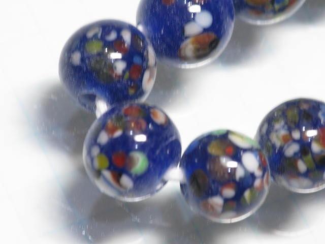TOKO-BEADS AG967N-30 Glass bead (strand) 8~8.5mm AG967N-30 とんぼ玉（連） 8~8.5mm Asian bead & African bead  Handmade,Lampeork,bead,asia,india,ethnic,parts,accessory,beads とんぼ玉,ビーズ,トンボ玉,アジア,インド,エスニック,手作り,パーツ,アクセサリー