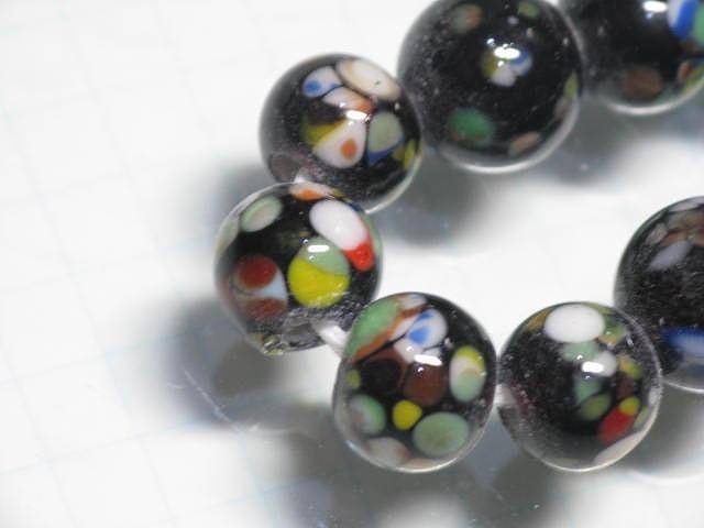 TOKO-BEADS AG967N-31 Glass bead (strand) 8~8.5mm AG967N-31 とんぼ玉（連） 8~8.5mm Asian bead & African bead  Handmade,Lampeork,bead,asia,india,ethnic,parts,accessory,beads とんぼ玉,ビーズ,トンボ玉,アジア,インド,エスニック,手作り,パーツ,アクセサリー
