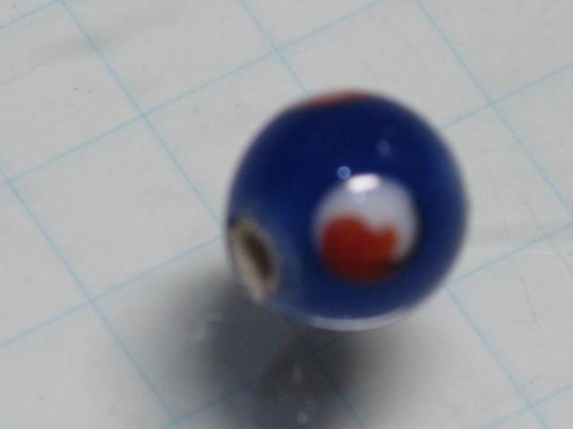 TOKO-BEADS AG967S-16 Glass bead 8~8.5mm AG967S-16 とんぼ玉 8~8.5mm Asian bead & African bead  Handmade,Lampeork,bead,asia,india,ethnic,parts,accessory,beads とんぼ玉,ビーズ,トンボ玉,アジア,インド,エスニック,手作り,パーツ,アクセサリー