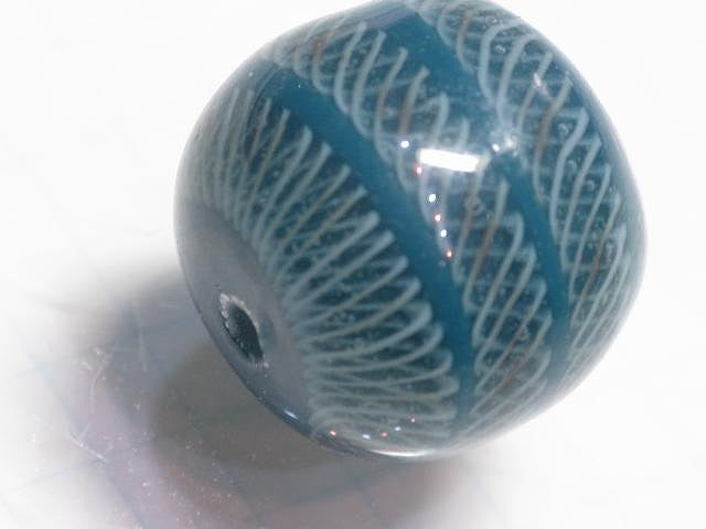 TOKO-BEADS AG969S-06 Glass bead 18mm AG969S-06 大粒モザイクとんぼ玉 18mm Asian bead & African bead  Handmade,Lampeork,bead,asia,india,ethnic,parts,accessory,beads とんぼ玉,ビーズ,トンボ玉,アジア,インド,エスニック,手作り,パーツ,アクセサリー