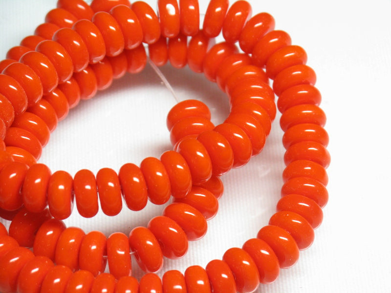 TOKO-BEADS AG970-06P Glass bead (100pcs) 8.2mm AG970-06P ボタン型ビーズ（100個パック） 8.2mm Asian bead & African bead  Handmade,Lampeork,bead,asia,india,ethnic,parts,accessory,beads とんぼ玉,ビーズ,トンボ玉,アジア,インド,エスニック,手作り,パーツ,アクセサリー