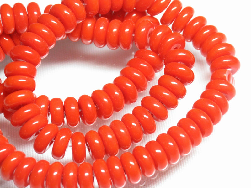 TOKO-BEADS AG970-12P Glass bead (100pcs) 8.2mm AG970-12P ボタン型ビーズ（100個パック） 8.2mm Asian bead & African bead  Handmade,Lampeork,bead,asia,india,ethnic,parts,accessory,beads とんぼ玉,ビーズ,トンボ玉,アジア,インド,エスニック,手作り,パーツ,アクセサリー