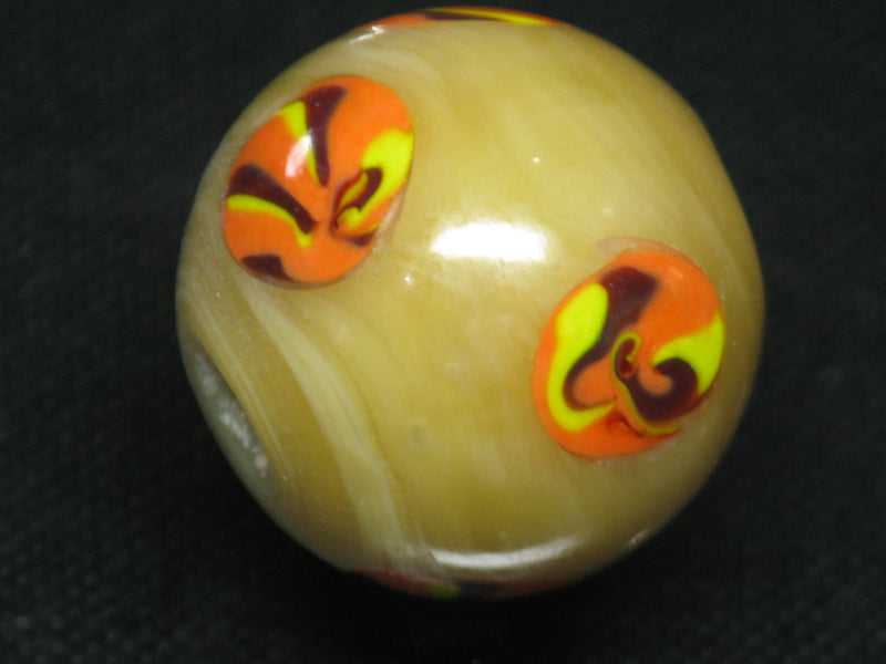 TOKO-BEADS AG993-03 Glass bead 21~22mm AG993-03 花柄とんぼ玉 21~22mm Asian bead & African bead  Handmade,Lampeork,bead,asia,india,ethnic,parts,accessory,beads とんぼ玉,ビーズ,トンボ玉,アジア,インド,エスニック,手作り,パーツ,アクセサリー