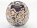 TOKO-BEADS AG994-19 Glass bead 19~20mm AG994-19 花柄とんぼ玉 19~20mm Asian bead & African bead  Handmade,Lampeork,bead,asia,india,ethnic,parts,accessory,beads とんぼ玉,ビーズ,トンボ玉,アジア,インド,エスニック,手作り,パーツ,アクセサリー