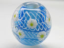 TOKO-BEADS AG995-03 Glass bead 19~20mm AG995-03 花柄とんぼ玉 19~20mm Asian bead & African bead  Handmade,Lampeork,bead,asia,india,ethnic,parts,accessory,beads とんぼ玉,ビーズ,トンボ玉,アジア,インド,エスニック,手作り,パーツ,アクセサリー