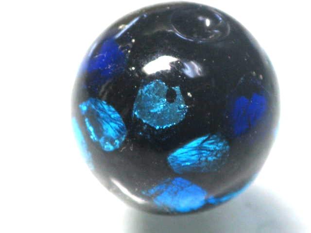 TOKO-BEADS AG997S-07 Firefly glass bead 18mm AG997S-07 ホタルガラスビーズ 18mm Asian bead & African bead  Handmade,Lampeork,bead,asia,india,ethnic,parts,accessory,beads とんぼ玉,ビーズ,トンボ玉,アジア,インド,エスニック,手作り,パーツ,アクセサリー