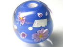 TOKO-BEADS AG998-11 Glass bead 20mm AG998-11 花柄とんぼ玉 20mm Asian bead & African bead  Handmade,Lampeork,bead,asia,india,ethnic,parts,accessory,beads とんぼ玉,ビーズ,トンボ玉,アジア,インド,エスニック,手作り,パーツ,アクセサリー