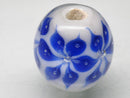 TOKO-BEADS AG999-35 Glass bead 18~20mm AG999-35 花柄とんぼ玉 18~20mm Asian bead & African bead  Handmade,Lampeork,bead,asia,india,ethnic,parts,accessory,beads とんぼ玉,ビーズ,トンボ玉,アジア,インド,エスニック,手作り,パーツ,アクセサリー