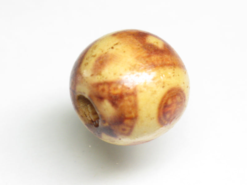 TOKO-BEADS AW163-16 Wooden bead 13mm AW163-16 ウッドビーズ 13mm Asian bead & African bead  Handmade,Lampeork,bead,asia,india,ethnic,parts,accessory,beads とんぼ玉,ビーズ,トンボ玉,アジア,インド,エスニック,手作り,パーツ,アクセサリー