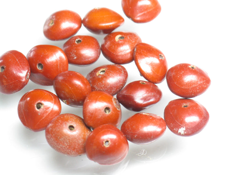 TOKO-BEADS AW166-02 Seed bead 9mm AW166-02 種子ビーズ（ナンバンアカアズキ） 9mm Asian bead & African bead  Handmade,Lampeork,bead,asia,india,ethnic,parts,accessory,beads とんぼ玉,ビーズ,トンボ玉,アジア,インド,エスニック,手作り,パーツ,アクセサリー