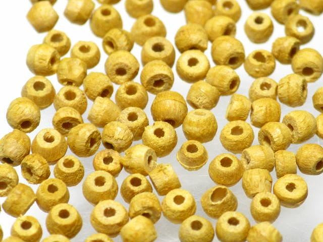 TOKO-BEADS AW176P-32 Wooden Seed bead (3g) 3mm AW176P-32 ウッドシードビーズ（3gパック約320個） 3mm Asian bead & African bead  Handmade,Lampeork,bead,asia,india,ethnic,parts,accessory,beads とんぼ玉,ビーズ,トンボ玉,アジア,インド,エスニック,手作り,パーツ,アクセサリー