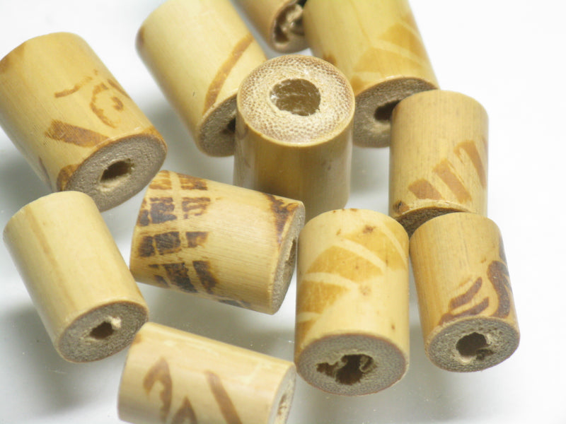TOKO-BEADS AW179-13 Bamboo bead 7mm AW179-13 竹ビーズ 7mm Asian bead & African bead  Handmade,Lampeork,bead,asia,india,ethnic,parts,accessory,beads とんぼ玉,ビーズ,トンボ玉,アジア,インド,エスニック,手作り,パーツ,アクセサリー
