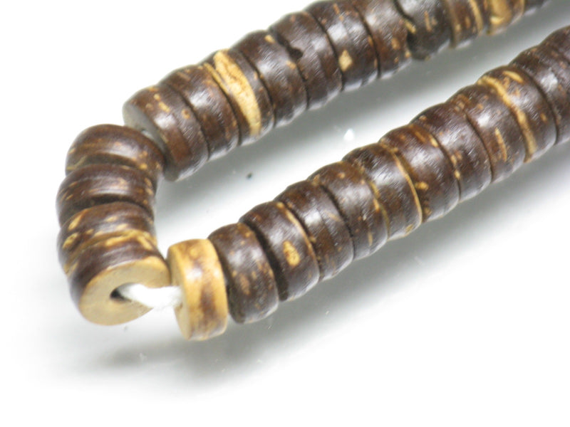 TOKO-BEADS AW180N-02 Palm wood bead (strand) 6.5mm AW180N-02 ココナッツビーズ（連） 6.5mm Asian bead & African bead  Handmade,Lampeork,bead,asia,india,ethnic,parts,accessory,beads とんぼ玉,ビーズ,トンボ玉,アジア,インド,エスニック,手作り,パーツ,アクセサリー