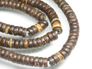 TOKO-BEADS AW180-02N Palm wood bead (strand) 6.5mm AW180-02N ココナッツビーズ（連） 6.5mm Asian bead & African bead  Handmade,Lampeork,bead,asia,india,ethnic,parts,accessory,beads とんぼ玉,ビーズ,トンボ玉,アジア,インド,エスニック,手作り,パーツ,アクセサリー