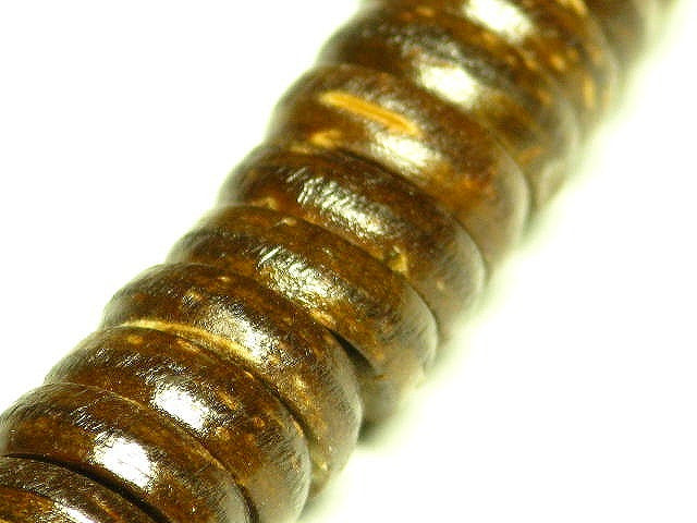 TOKO-BEADS AW180-03N Palm wood bead (strand) 8.5mm AW180-03N ココナッツビーズ（連） 8.5mm Asian bead & African bead  Handmade,Lampeork,bead,asia,india,ethnic,parts,accessory,beads とんぼ玉,ビーズ,トンボ玉,アジア,インド,エスニック,手作り,パーツ,アクセサリー