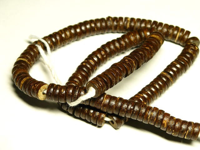 TOKO-BEADS AW180-03N Palm wood bead (strand) 8.5mm AW180-03N ココナッツビーズ（連） 8.5mm Asian bead & African bead  Handmade,Lampeork,bead,asia,india,ethnic,parts,accessory,beads とんぼ玉,ビーズ,トンボ玉,アジア,インド,エスニック,手作り,パーツ,アクセサリー