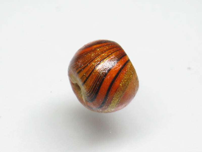 TOKO-BEADS AW181-43 Painted Wooden bead 11.5~12.5mm AW181-43 ペイントウッドビーズ 11.5~12.5mm Asian bead & African bead  Handmade,Lampeork,bead,asia,india,ethnic,parts,accessory,beads とんぼ玉,ビーズ,トンボ玉,アジア,インド,エスニック,手作り,パーツ,アクセサリー