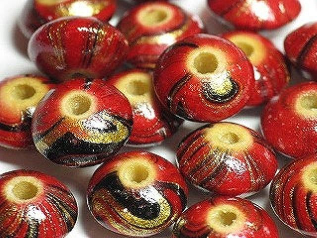 TOKO-BEADS AW181-69 Premium Wooden bead 12mm AW181-69 プレミアムウッドビーズ 12mm Asian bead & African bead  Handmade,Lampeork,bead,asia,india,ethnic,parts,accessory,beads とんぼ玉,ビーズ,トンボ玉,アジア,インド,エスニック,手作り,パーツ,アクセサリー