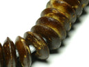 TOKO-BEADS AW182-10N Palm wood bead (strand) 7.5mm AW182-10N ココナッツビーズ（連） 7.5mm Asian bead & African bead  Handmade,Lampeork,bead,asia,india,ethnic,parts,accessory,beads とんぼ玉,ビーズ,トンボ玉,アジア,インド,エスニック,手作り,パーツ,アクセサリー