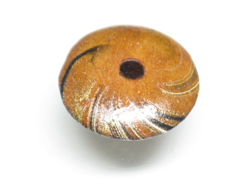 TOKO-BEADS AW184-33 Premium Wooden bead 16~18mm AW184-33 プレミアムウッドビーズ 16~18mm Asian bead & African bead  Handmade,Lampeork,bead,asia,india,ethnic,parts,accessory,beads とんぼ玉,ビーズ,トンボ玉,アジア,インド,エスニック,手作り,パーツ,アクセサリー