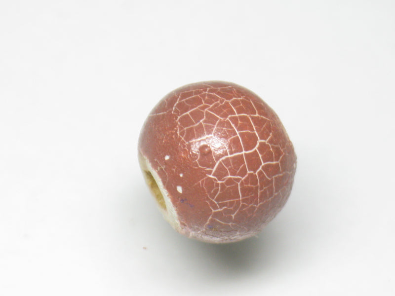 | TOKO-BEADS |AW184-60 クラックウッドビーズ 11mmとんぼ玉,ビーズ,トンボ玉,アジア,インド,エスニック,手作り,パーツ,アクセサリー