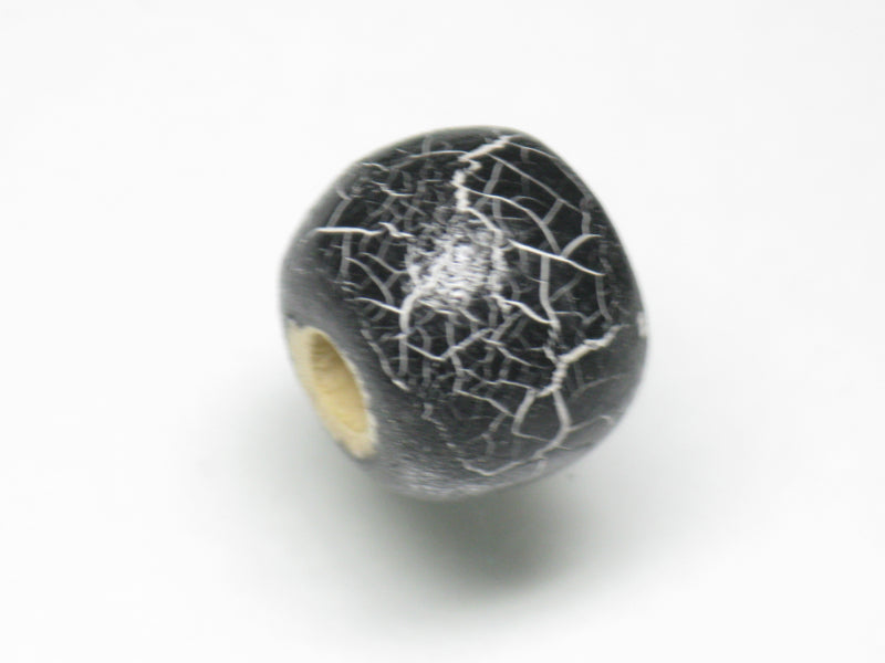 | TOKO-BEADS |AW184-80 クラックウッドビーズ 11mmとんぼ玉,ビーズ,トンボ玉,アジア,インド,エスニック,手作り,パーツ,アクセサリー