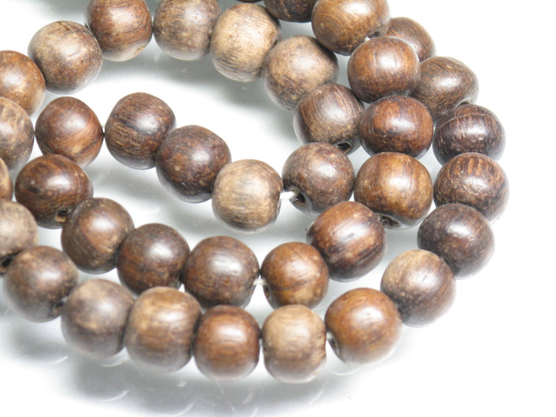 TOKO-BEADS AW184N-92 Wooden bead (strand) 8.5~9mm AW184N-92 ウッドビーズ（連） 8.5~9mm Asian bead & African bead  Handmade,Lampeork,bead,asia,india,ethnic,parts,accessory,beads とんぼ玉,ビーズ,トンボ玉,アジア,インド,エスニック,手作り,パーツ,アクセサリー