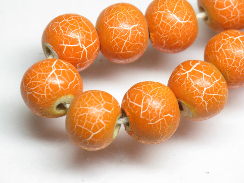 TOKO-BEADS AW184-58P Wooden bead (40pcs) 11mm AW184-58P クラックウッドビーズ（40個パック） 11mm Asian bead & African bead  Handmade,Lampeork,bead,asia,india,ethnic,parts,accessory,beads とんぼ玉,ビーズ,トンボ玉,アジア,インド,エスニック,手作り,パーツ,アクセサリー
