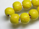 TOKO-BEADS AW184-77P Wooden bead (40pcs) 11mm AW184-77P クラックウッドビーズ（40個パック） 11mm Asian bead & African bead  Handmade,Lampeork,bead,asia,india,ethnic,parts,accessory,beads とんぼ玉,ビーズ,トンボ玉,アジア,インド,エスニック,手作り,パーツ,アクセサリー