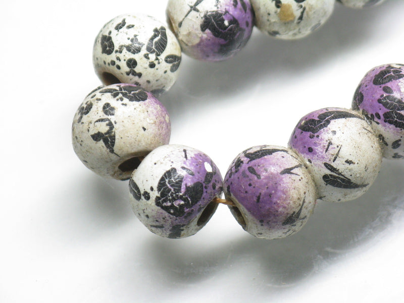 TOKO-BEADS AW185N-14 Wooden bead (strand) 11.5~12.5mm AW185N-14 ウッドビーズ（連） 11.5~12.5mm Asian bead & African bead  Handmade,Lampeork,bead,asia,india,ethnic,parts,accessory,beads とんぼ玉,ビーズ,トンボ玉,アジア,インド,エスニック,手作り,パーツ,アクセサリー