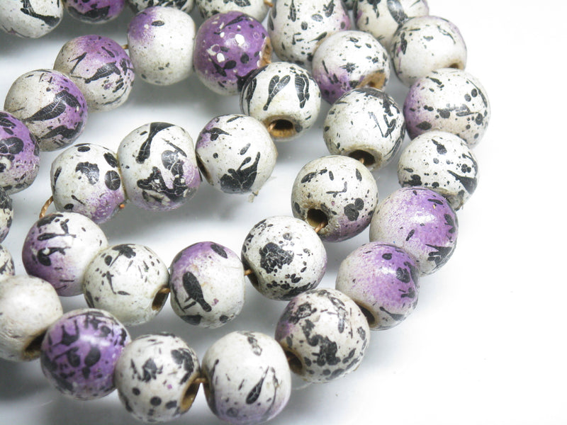 TOKO-BEADS AW185N-14 Wooden bead (strand) 11.5~12.5mm AW185N-14 ウッドビーズ（連） 11.5~12.5mm Asian bead & African bead  Handmade,Lampeork,bead,asia,india,ethnic,parts,accessory,beads とんぼ玉,ビーズ,トンボ玉,アジア,インド,エスニック,手作り,パーツ,アクセサリー