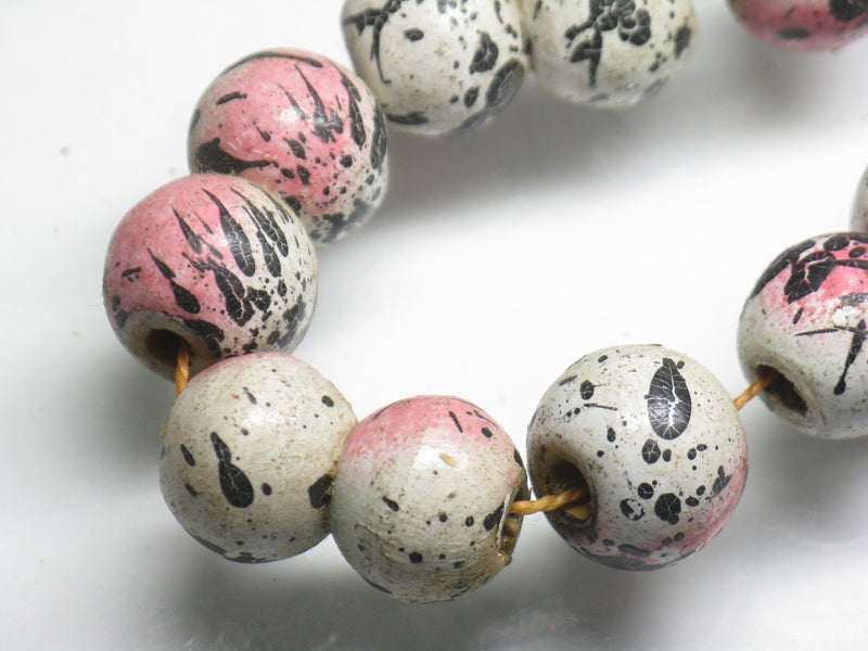 TOKO-BEADS AW185N-15 Wooden bead (strand) 11.5~12.5mm AW185N-15 ウッドビーズ（連） 11.5~12.5mm Asian bead & African bead  Handmade,Lampeork,bead,asia,india,ethnic,parts,accessory,beads とんぼ玉,ビーズ,トンボ玉,アジア,インド,エスニック,手作り,パーツ,アクセサリー