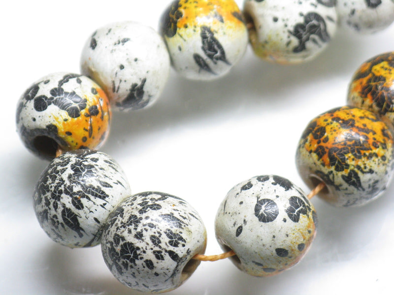 TOKO-BEADS AW185N-17 Wooden bead (strand) 11.5~12.5mm AW185N-17 ウッドビーズ（連） 11.5~12.5mm Asian bead & African bead  Handmade,Lampeork,bead,asia,india,ethnic,parts,accessory,beads とんぼ玉,ビーズ,トンボ玉,アジア,インド,エスニック,手作り,パーツ,アクセサリー