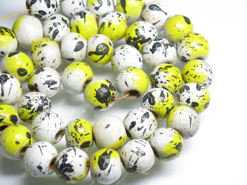 TOKO-BEADS AW185N-18 Wooden bead (strand) 11.5~12.5mm AW185N-18 ウッドビーズ（連） 11.5~12.5mm Asian bead & African bead  Handmade,Lampeork,bead,asia,india,ethnic,parts,accessory,beads とんぼ玉,ビーズ,トンボ玉,アジア,インド,エスニック,手作り,パーツ,アクセサリー