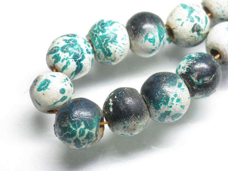 TOKO-BEADS AW185N-19 Wooden bead (strand) 11.5~12.5mm AW185N-19 ウッドビーズ（連） 11.5~12.5mm Asian bead & African bead  Handmade,Lampeork,bead,asia,india,ethnic,parts,accessory,beads とんぼ玉,ビーズ,トンボ玉,アジア,インド,エスニック,手作り,パーツ,アクセサリー