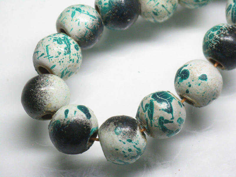 TOKO-BEADS AW185N-20 Wooden bead (strand) 11.5~12.5mm AW185N-20 ウッドビーズ（連） 11.5~12.5mm Asian bead & African bead  Handmade,Lampeork,bead,asia,india,ethnic,parts,accessory,beads とんぼ玉,ビーズ,トンボ玉,アジア,インド,エスニック,手作り,パーツ,アクセサリー