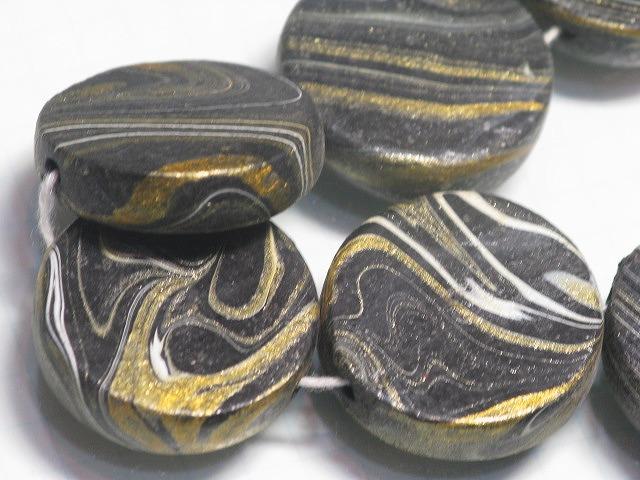 TOKO-BEADS AW190-08N Premium Wooden bead (strand) 24mm AW190-08N プレミアムウッドビーズ（連） 24mm Asian bead & African bead  Handmade,Lampeork,bead,asia,india,ethnic,parts,accessory,beads とんぼ玉,ビーズ,トンボ玉,アジア,インド,エスニック,手作り,パーツ,アクセサリー