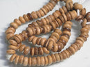 TOKO-BEADS AW191-01N Palm wood bead (strand) 5~6mm AW191-01N ココナツビーズ（連） 5~6mm Asian bead & African bead  Handmade,Lampeork,bead,asia,india,ethnic,parts,accessory,beads とんぼ玉,ビーズ,トンボ玉,アジア,インド,エスニック,手作り,パーツ,アクセサリー