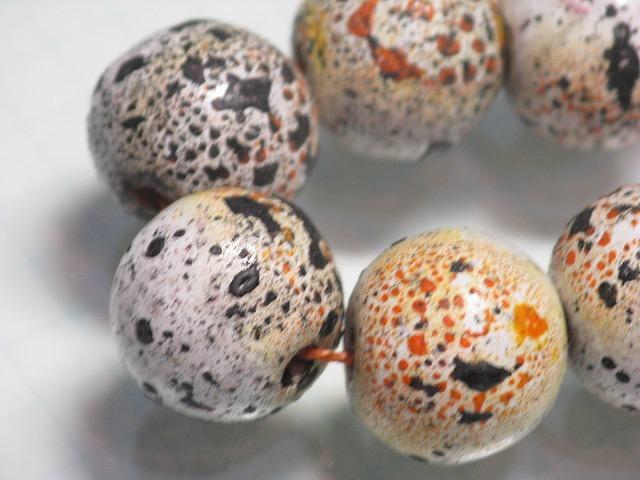 TOKO-BEADS AW192N-05 Wooden bead (strand) 14~14.5mm AW192N-05 ウッドビーズ（連） 14~14.5mm Asian bead & African bead  Handmade,Lampeork,bead,asia,india,ethnic,parts,accessory,beads とんぼ玉,ビーズ,トンボ玉,アジア,インド,エスニック,手作り,パーツ,アクセサリー