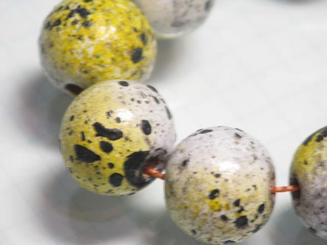 TOKO-BEADS AW192N-06 Wooden bead (strand) 14~14.5mm AW192N-06 ウッドビーズ（連） 14~14.5mm Asian bead & African bead  Handmade,Lampeork,bead,asia,india,ethnic,parts,accessory,beads とんぼ玉,ビーズ,トンボ玉,アジア,インド,エスニック,手作り,パーツ,アクセサリー