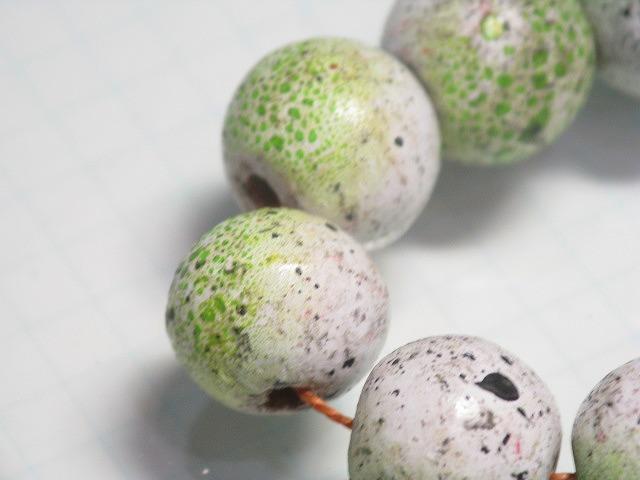 TOKO-BEADS AW192N-08 Wooden bead (strand) 14~14.5mm AW192N-08 ウッドビーズ（連） 14~14.5mm Asian bead & African bead  Handmade,Lampeork,bead,asia,india,ethnic,parts,accessory,beads とんぼ玉,ビーズ,トンボ玉,アジア,インド,エスニック,手作り,パーツ,アクセサリー