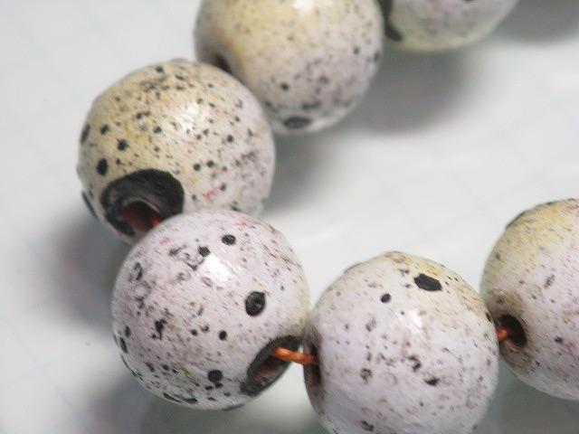 TOKO-BEADS AW192N-09 Wooden bead (strand) 14~14.5mm AW192N-09 ウッドビーズ（連） 14~14.5mm Asian bead & African bead  Handmade,Lampeork,bead,asia,india,ethnic,parts,accessory,beads とんぼ玉,ビーズ,トンボ玉,アジア,インド,エスニック,手作り,パーツ,アクセサリー