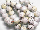 TOKO-BEADS AW192-09N Wooden bead (strand) 14~14.5mm AW192-09N ウッドビーズ（連） 14~14.5mm Asian bead & African bead  Handmade,Lampeork,bead,asia,india,ethnic,parts,accessory,beads とんぼ玉,ビーズ,トンボ玉,アジア,インド,エスニック,手作り,パーツ,アクセサリー