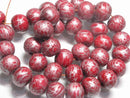 TOKO-BEADS AW193-05N Wooden bead (strand) 13.5~14mm AW193-05N ウッドビーズ（連） 13.5~14mm Asian bead & African bead  Handmade,Lampeork,bead,asia,india,ethnic,parts,accessory,beads とんぼ玉,ビーズ,トンボ玉,アジア,インド,エスニック,手作り,パーツ,アクセサリー