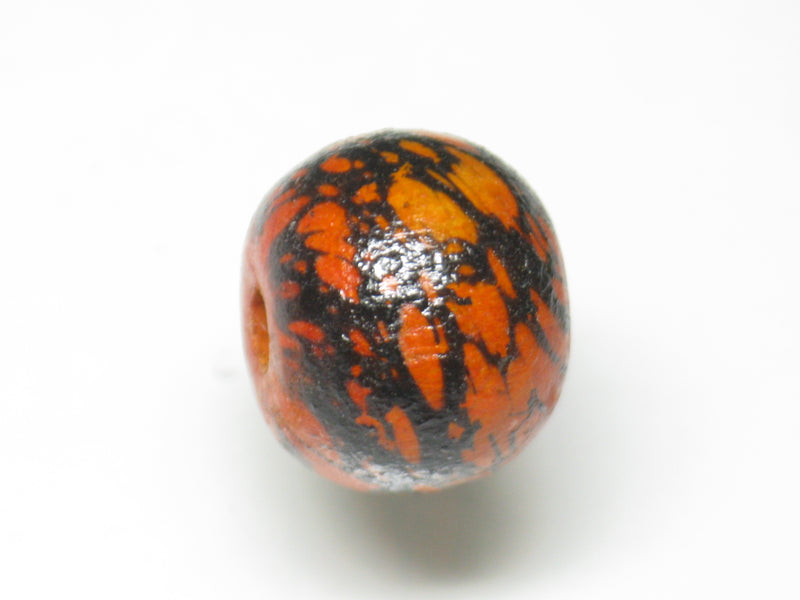TOKO-BEADS AW193-06S Wooden bead 13.5~14mm AW193-06S ウッドビーズ 13.5~14mm Asian bead & African bead  Handmade,Lampeork,bead,asia,india,ethnic,parts,accessory,beads とんぼ玉,ビーズ,トンボ玉,アジア,インド,エスニック,手作り,パーツ,アクセサリー