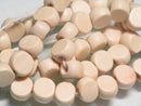 TOKO-BEADS AW194-01N Wooden bead (strand) 10mm AW194-01N コイン型ウッドビーズ（連） 10mm Asian bead & African bead  Handmade,Lampeork,bead,asia,india,ethnic,parts,accessory,beads とんぼ玉,ビーズ,トンボ玉,アジア,インド,エスニック,手作り,パーツ,アクセサリー