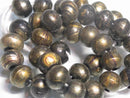 TOKO-BEADS AW195-07N Premium Wooden bead (strand) 13mm AW195-07N プレミアムウッドビーズ（連） 13mm Asian bead & African bead  Handmade,Lampeork,bead,asia,india,ethnic,parts,accessory,beads とんぼ玉,ビーズ,トンボ玉,アジア,インド,エスニック,手作り,パーツ,アクセサリー