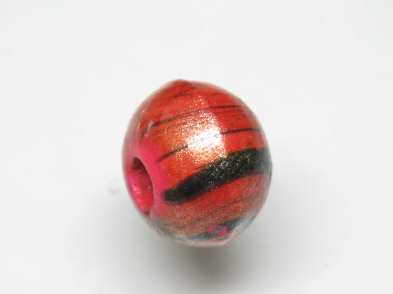TOKO-BEADS AW195-04S Premium Wooden bead 13mm AW195-04S プレミアムウッドビーズ 13mm Asian bead & African bead  Handmade,Lampeork,bead,asia,india,ethnic,parts,accessory,beads とんぼ玉,ビーズ,トンボ玉,アジア,インド,エスニック,手作り,パーツ,アクセサリー