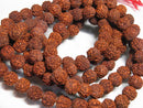 TOKO-BEADS AW200-01N Rudraksha bead (strand) 12.5mm AW200-01N 菩提樹ビーズ（連） 12.5mm Asian bead & African bead  Handmade,Lampeork,bead,asia,india,ethnic,parts,accessory,beads とんぼ玉,ビーズ,トンボ玉,アジア,インド,エスニック,手作り,パーツ,アクセサリー